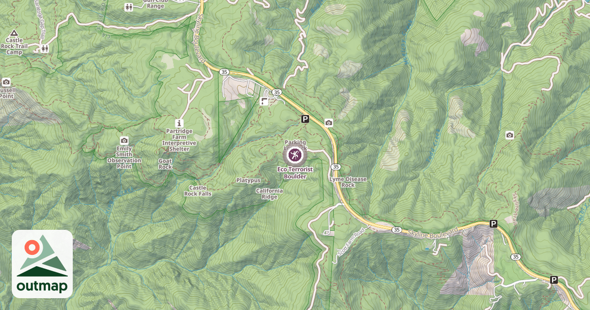Map of Eco Terrorist Boulder