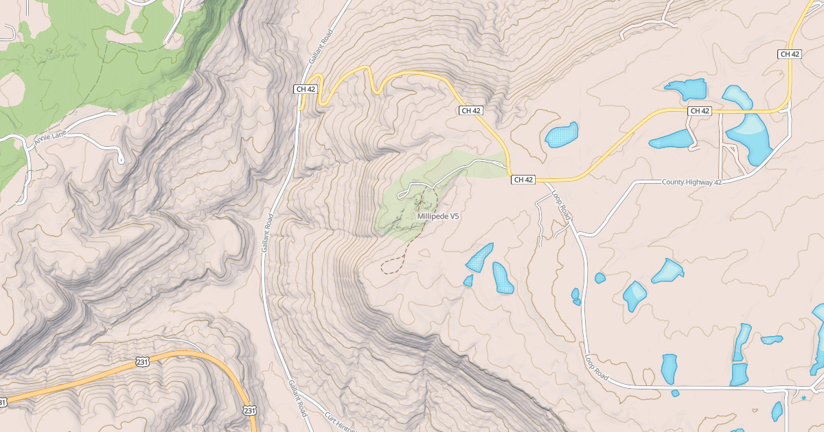 Map preview of Millipede