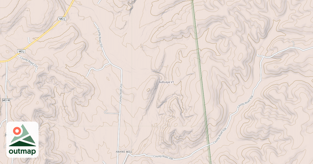 Map of Bulls-eye