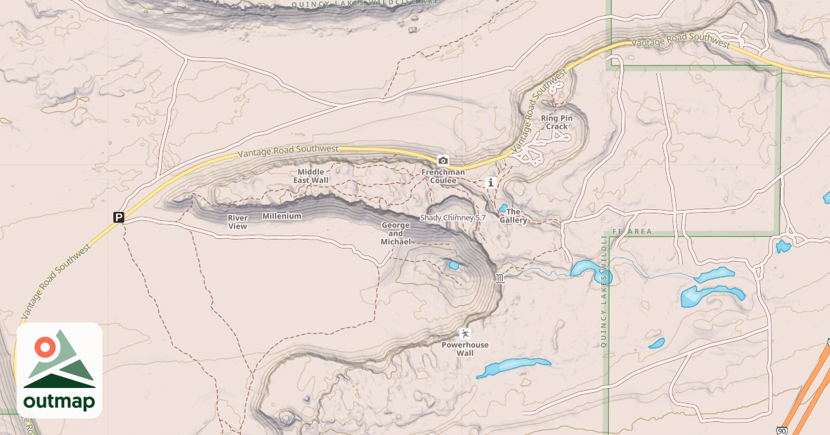 Map of Shady Chimney
