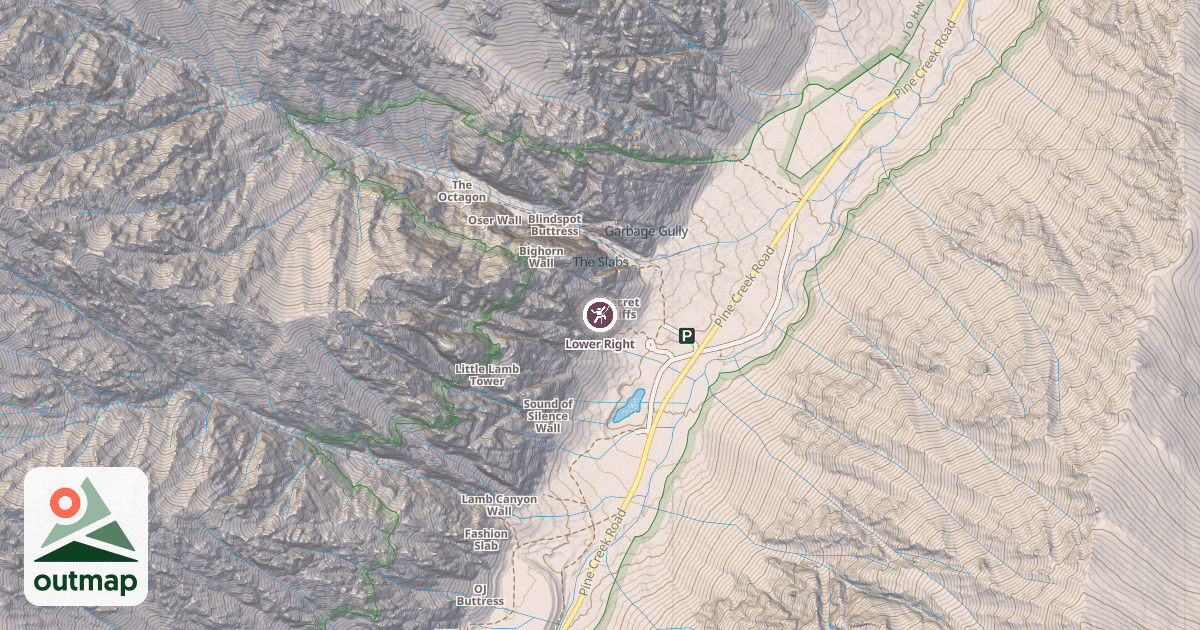 Map of Lower Right