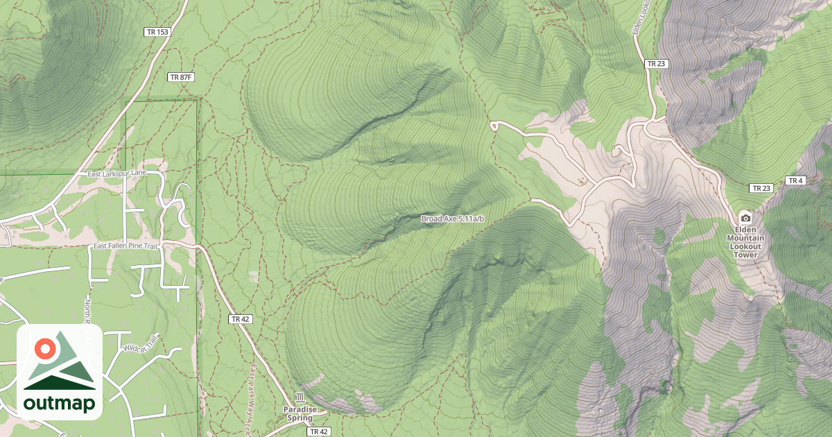 Map of Broad Axe