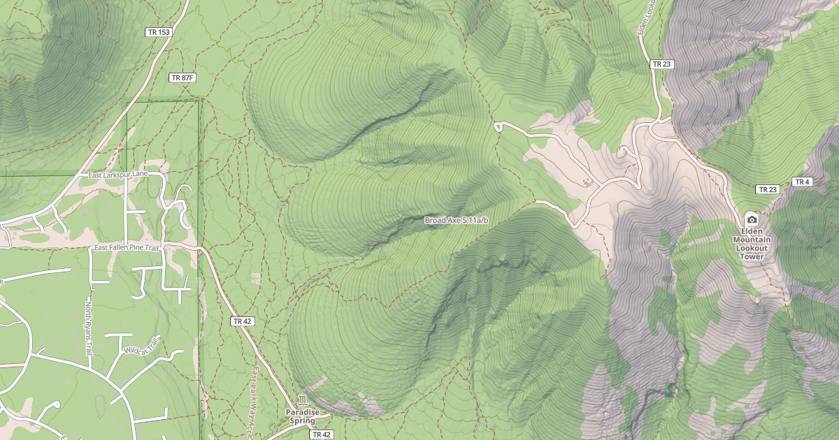 Map preview of Broad Axe