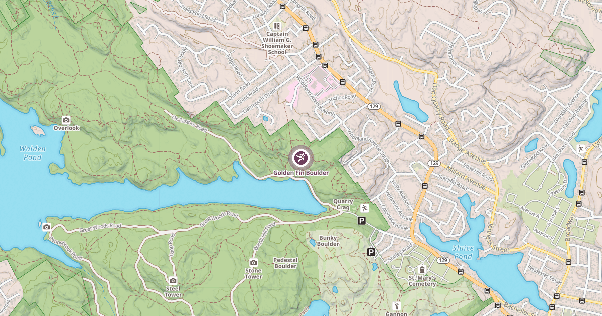 Map preview of Golden Fin Boulder