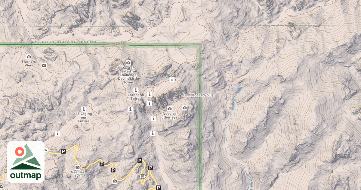 Map of Crystalline Lady