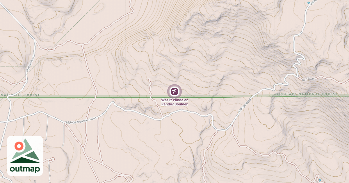 Map of Was It Panda or Pando? Boulder