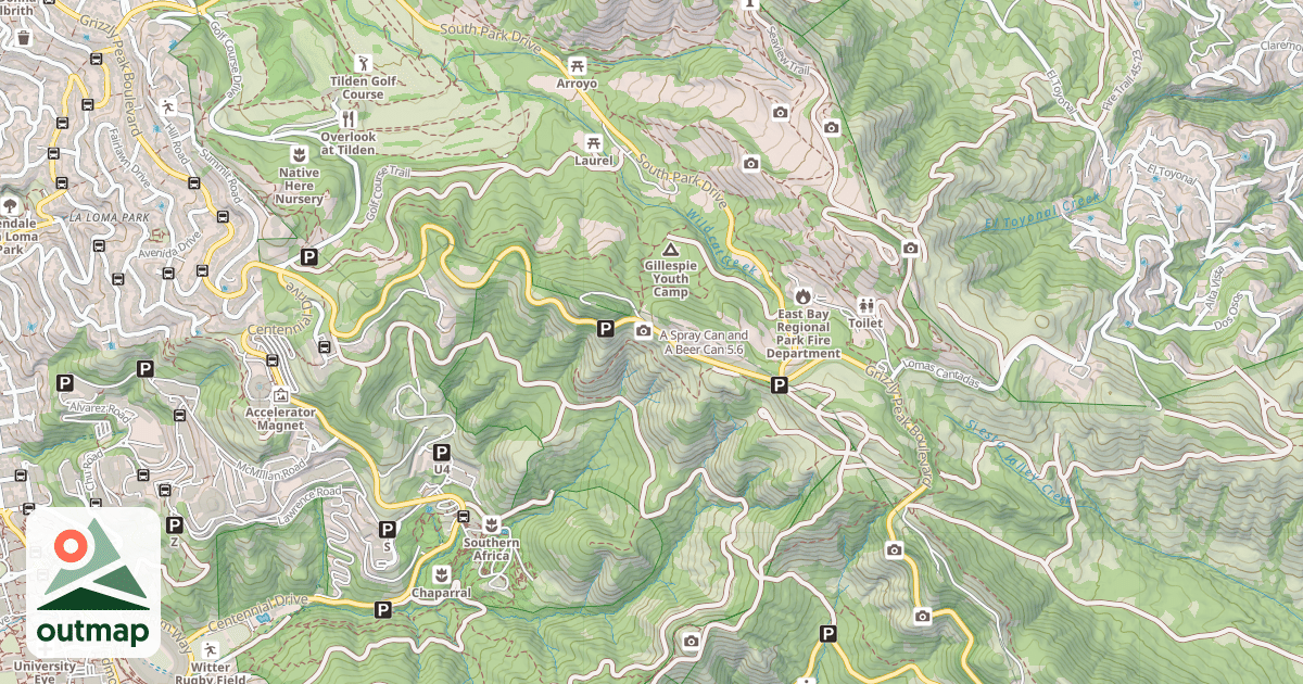 Map of A Spray Can and A Beer Can