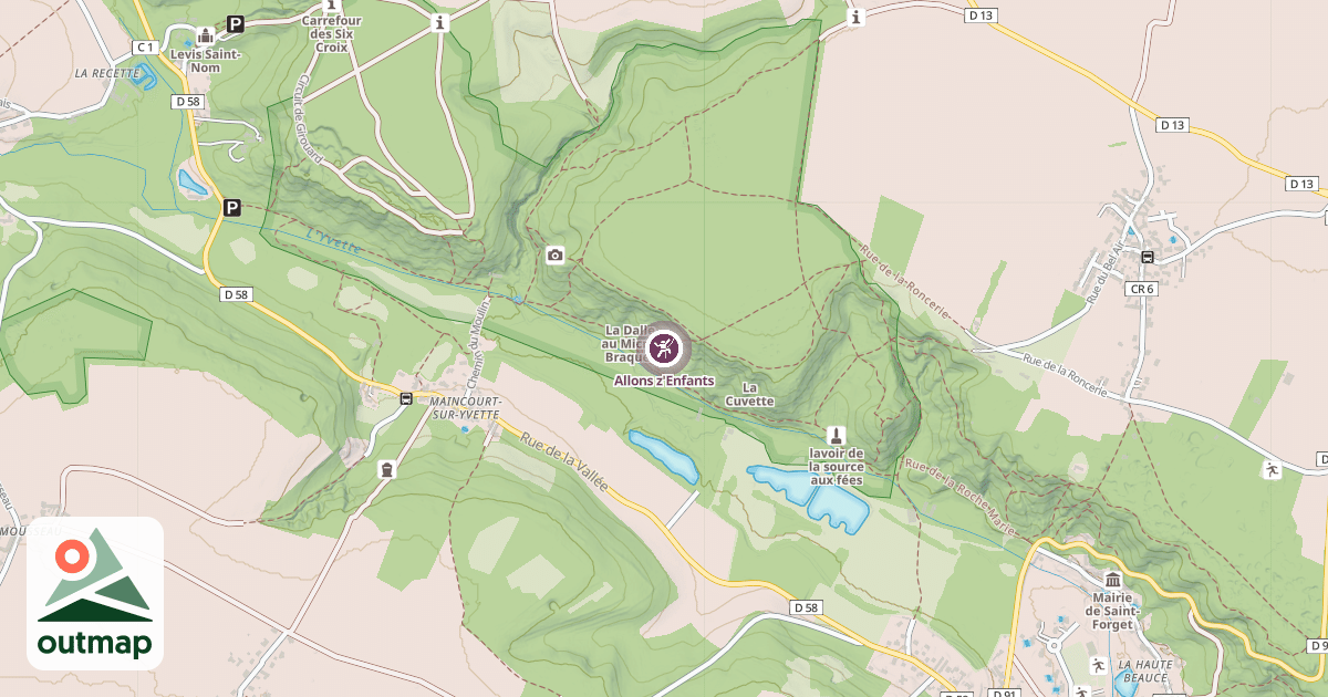 Map of Allons z'Enfants