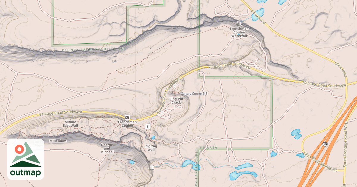 Map of Canary Corner