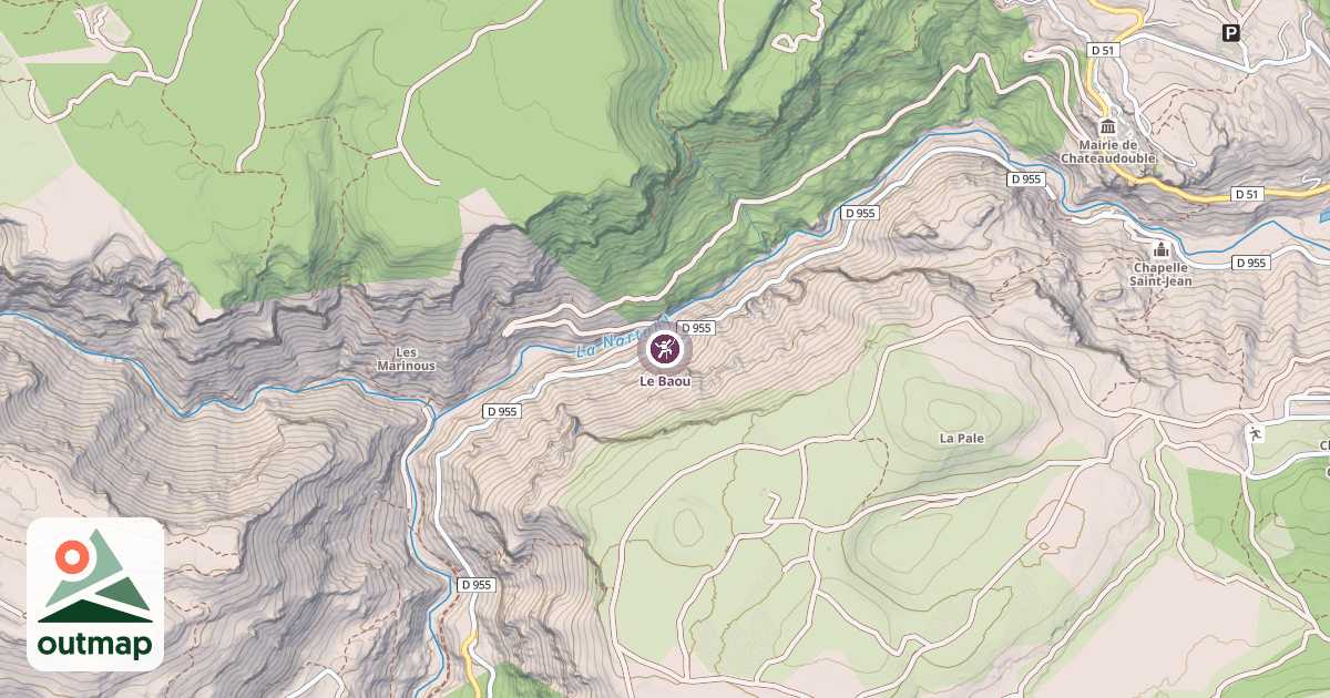 Map of Le Baou