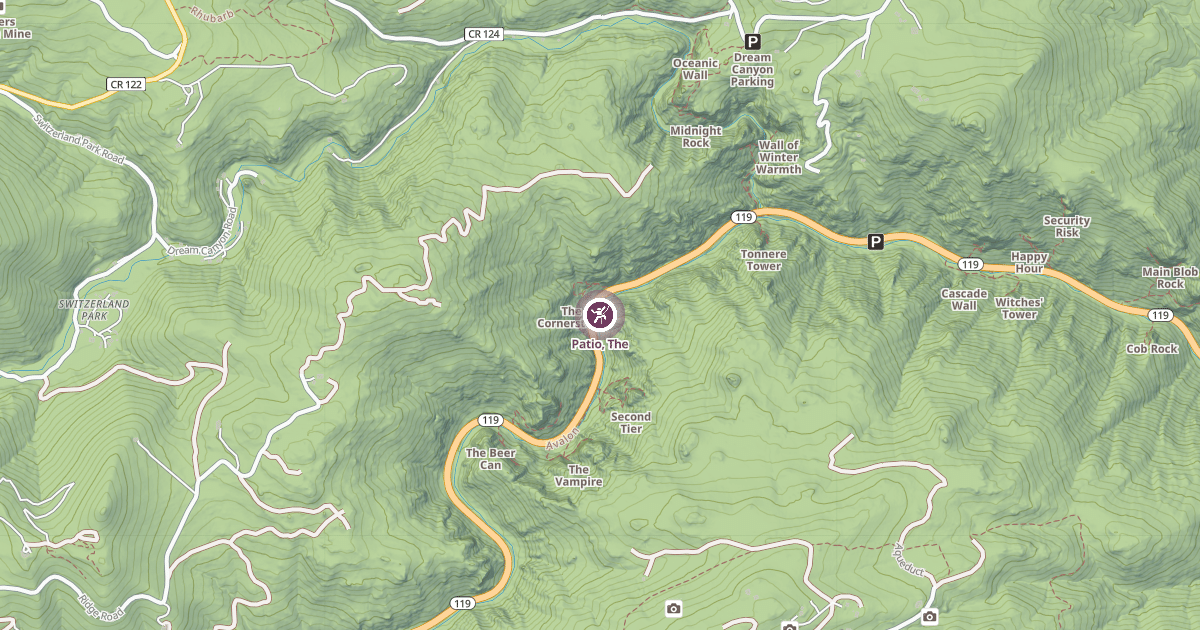 Map preview of Patio, The
