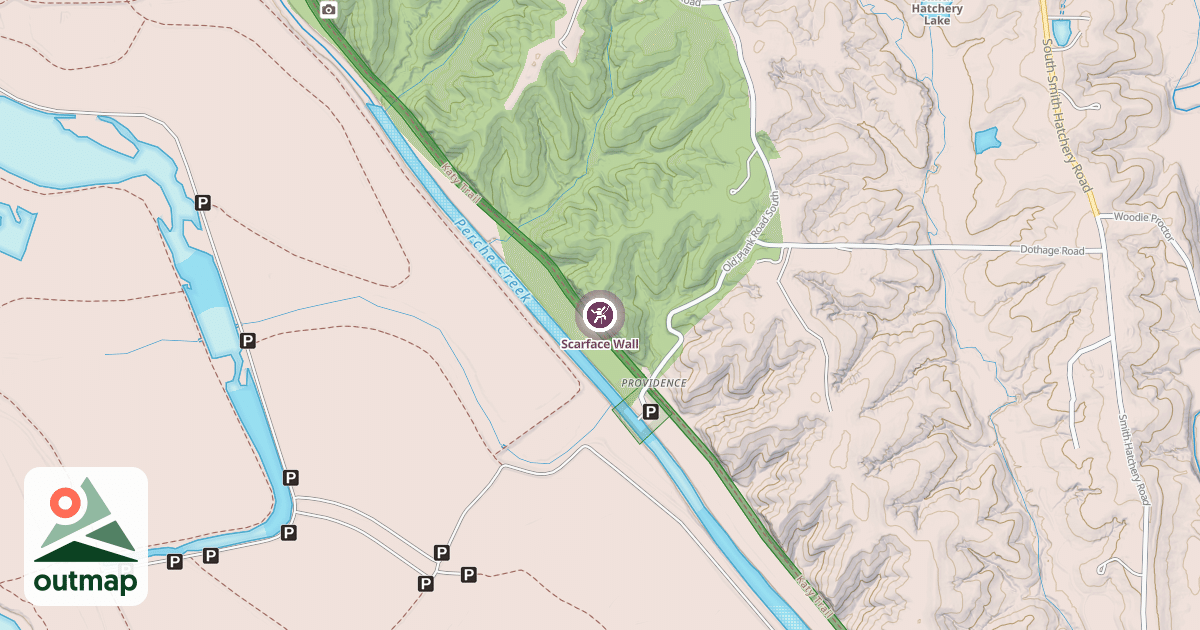 Map of Scarface Wall