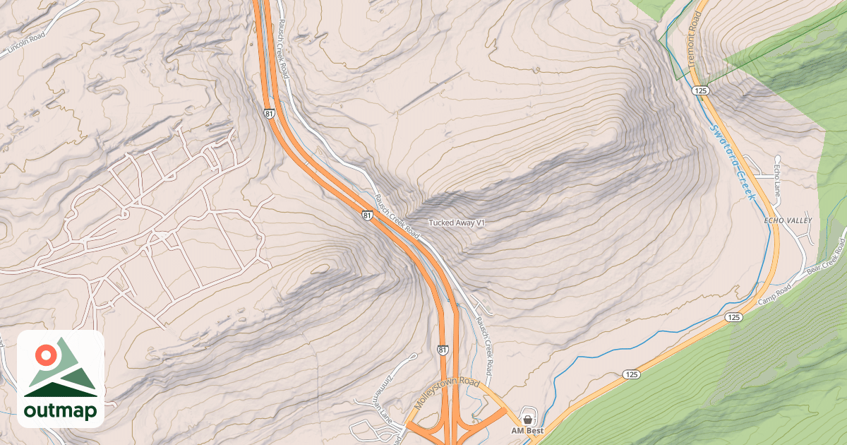 Map of Tucked Away