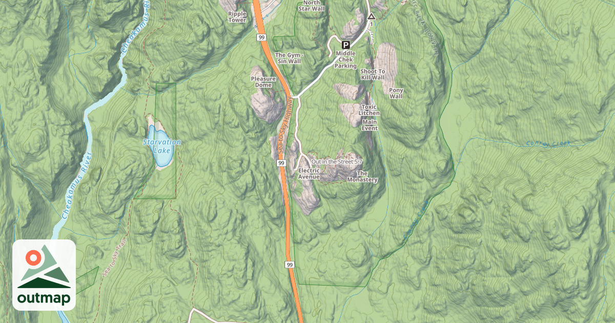 Map of Out in the Street
