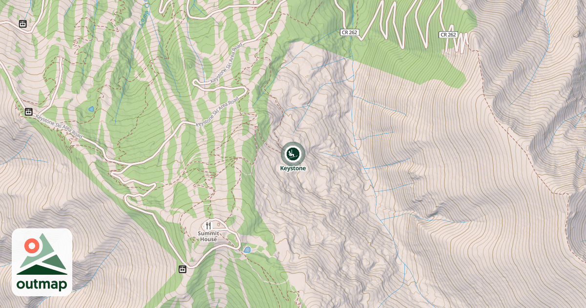 Map of Keystone