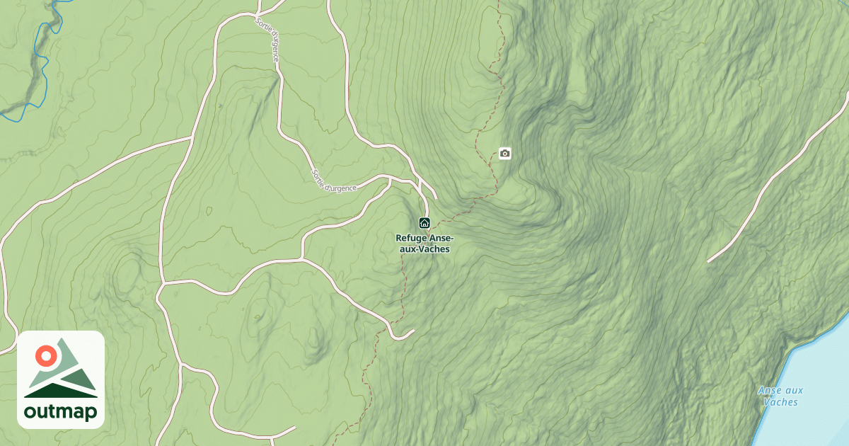 Map of Refuge Anse-aux-Vaches