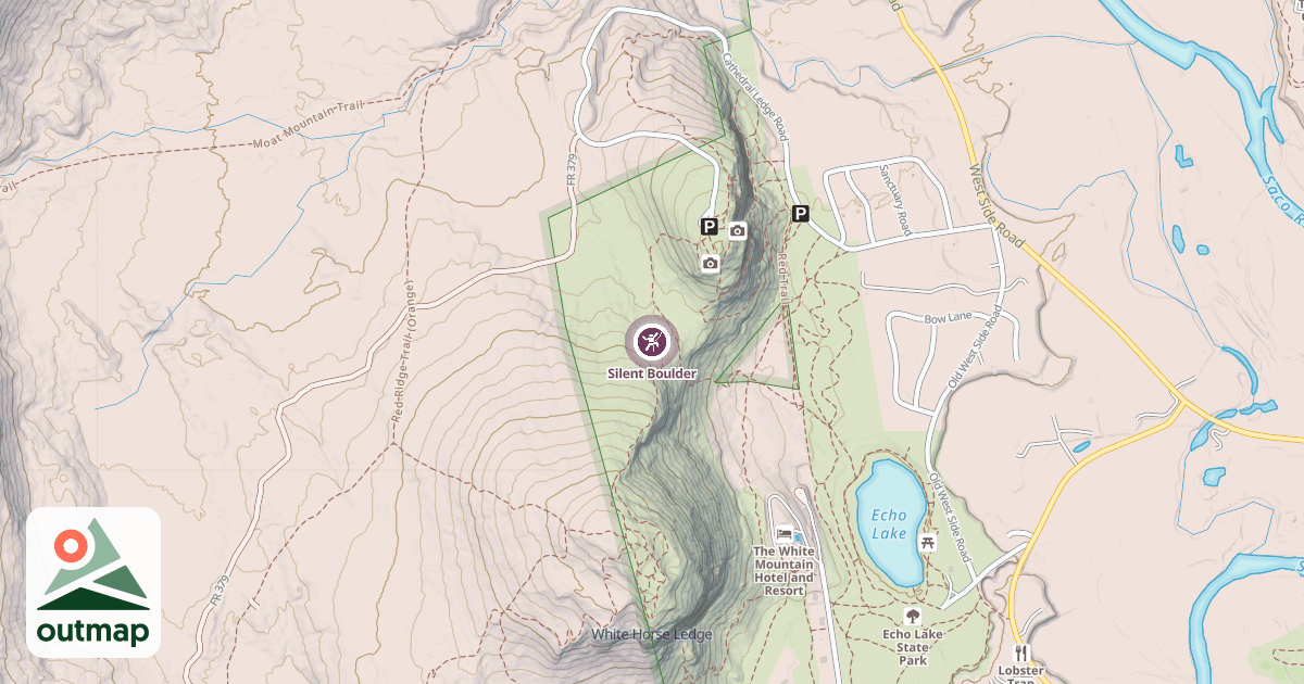Map of Silent Boulder