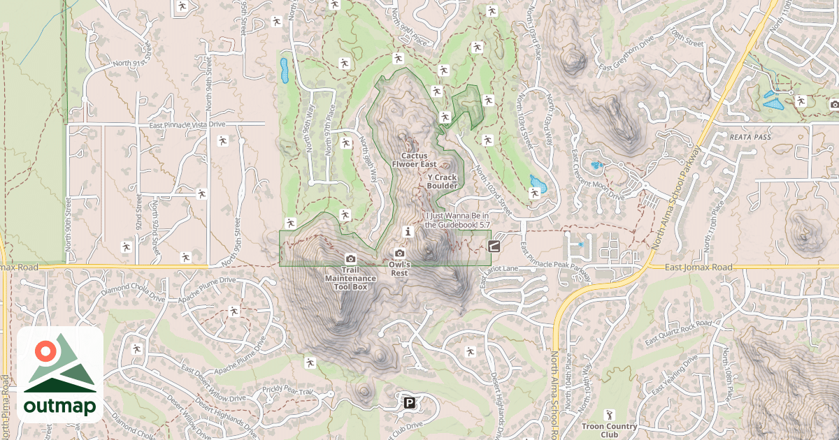 Map of I Just Wanna Be in the Guidebook!