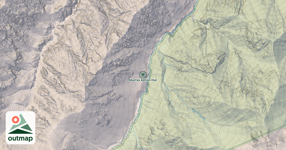 Map of Murray Adrian Hut