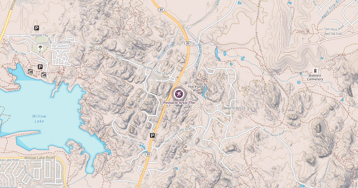 Map preview of Pinnacle Area, The