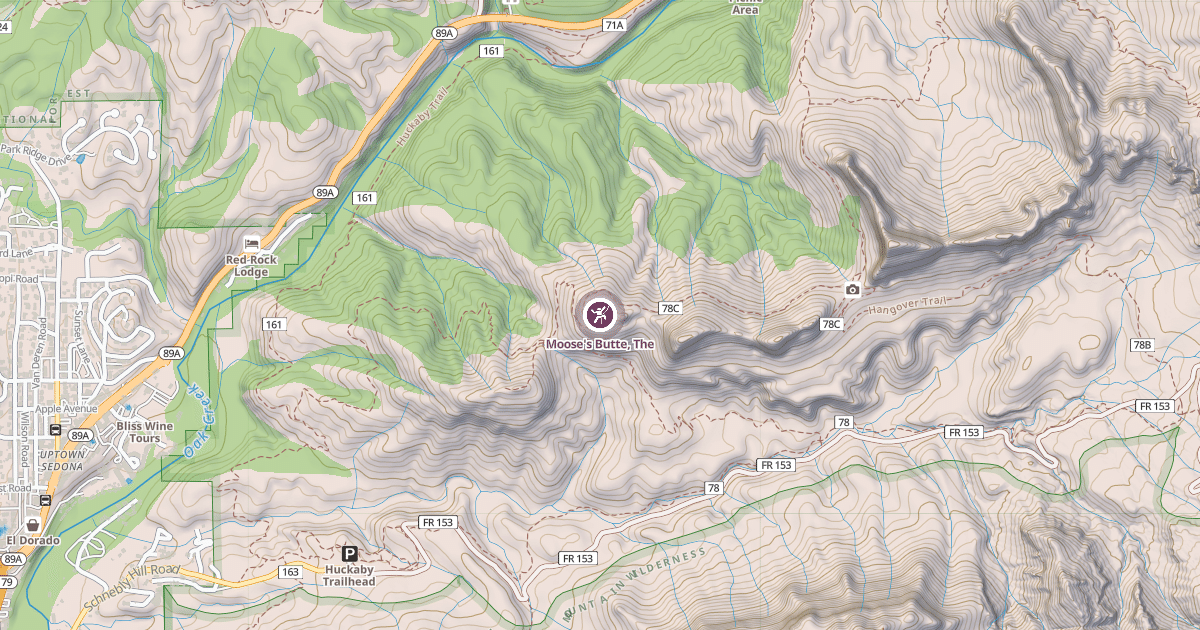 Map preview of Moose's Butte, The