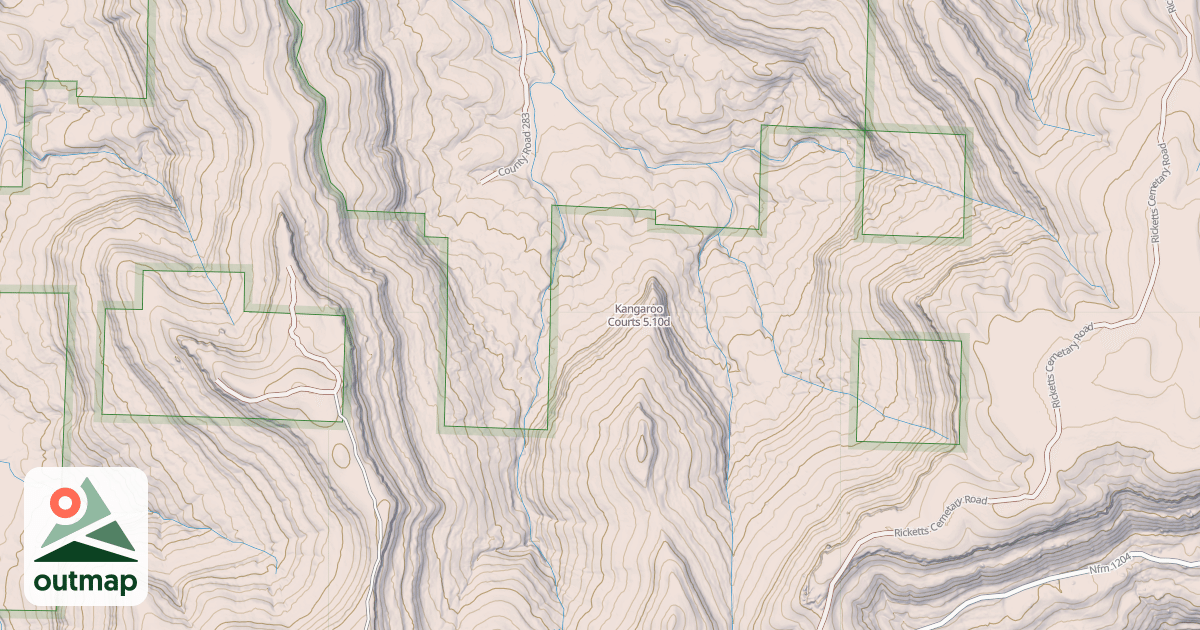 Map of Kangaroo Courts