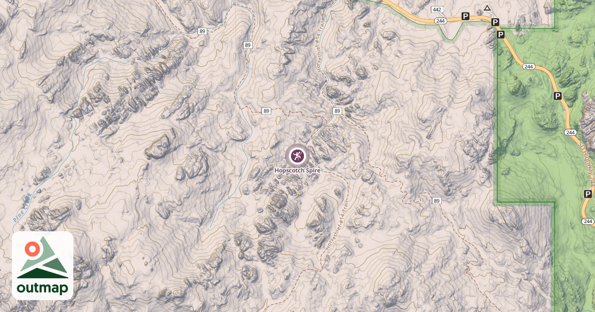 Map of Hopscotch Spire