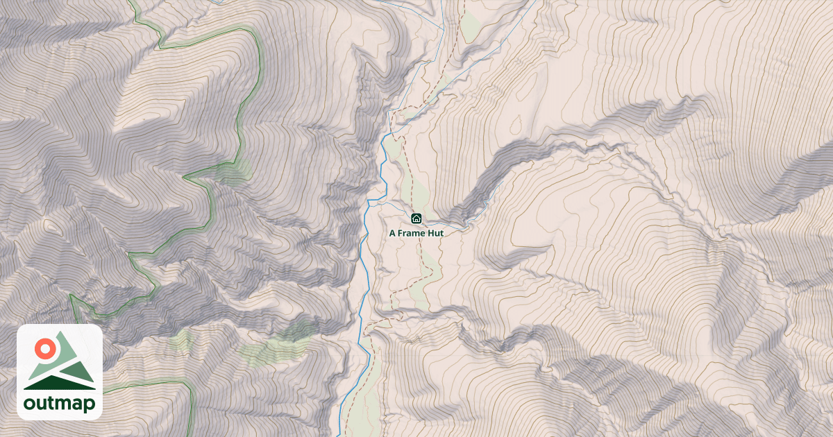 Map of A Frame Hut
