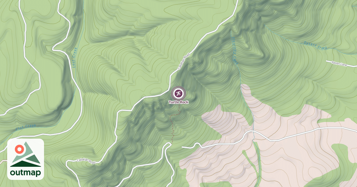 Map of Turtle Rock