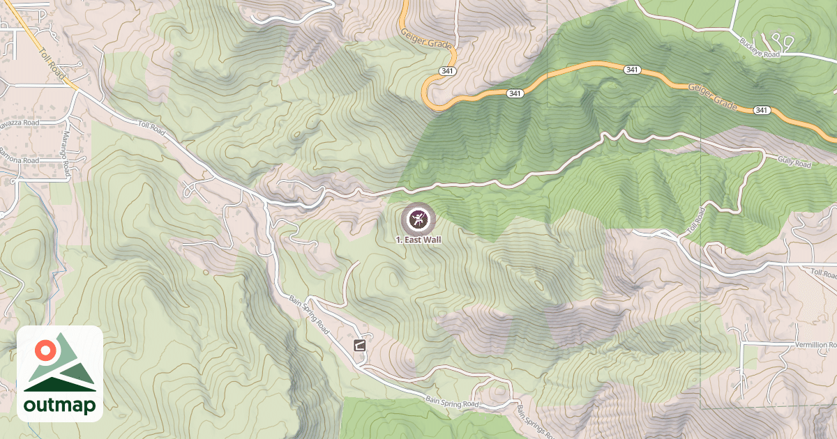 Map of 1. East Wall