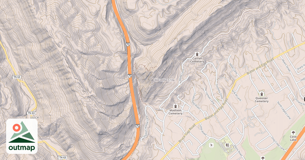 Map of Wet Willie