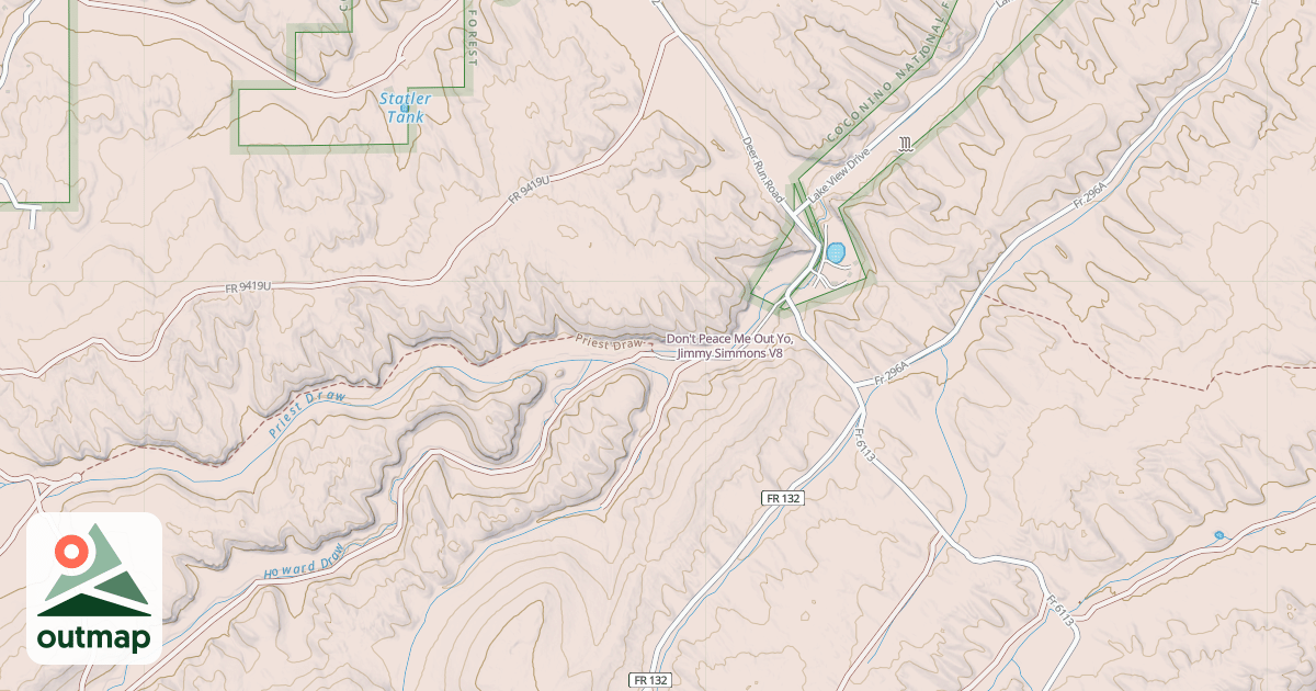 Map of Don't Peace Me Out Yo, Jimmy Simmons