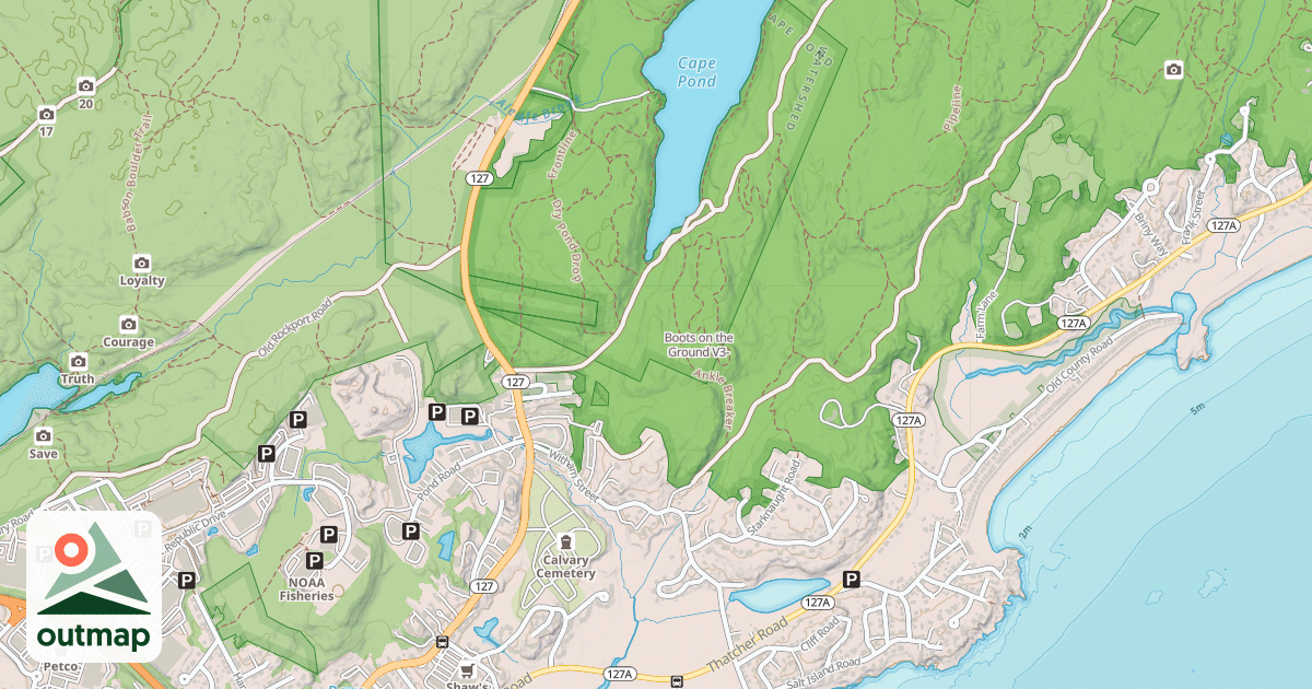 Map of Boots on the Ground