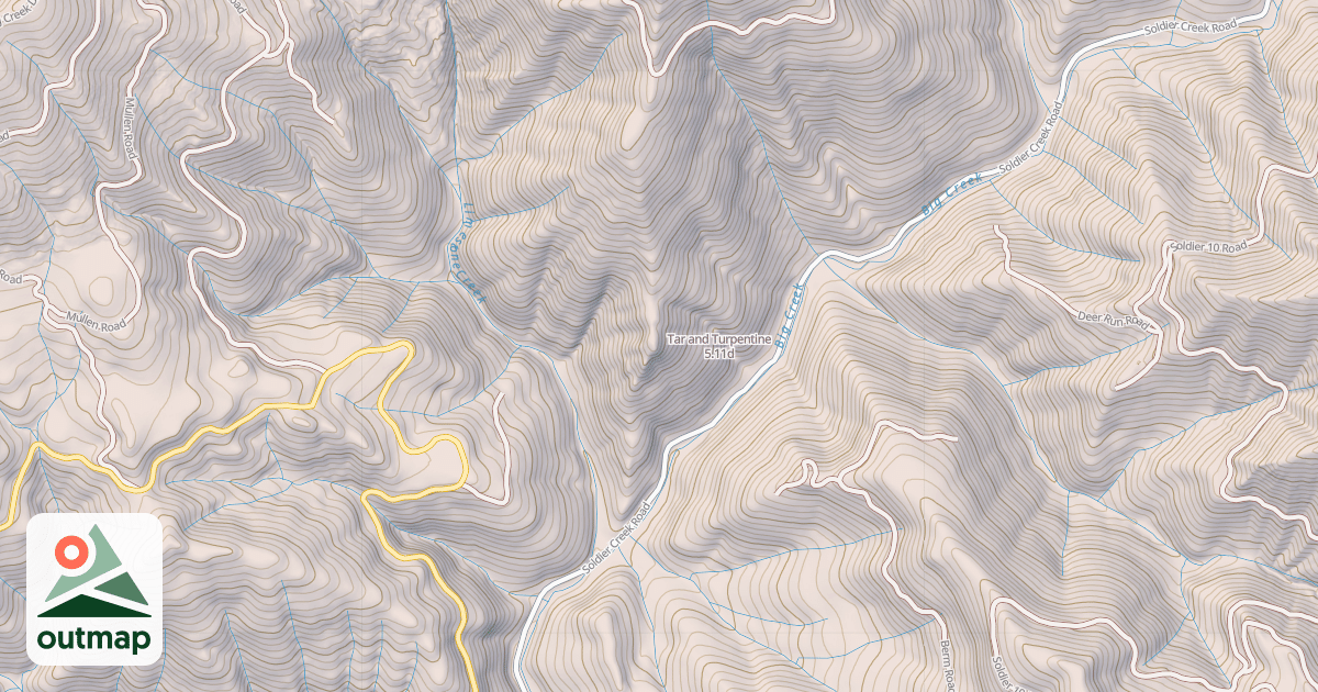 Map of Tar and Turpentine