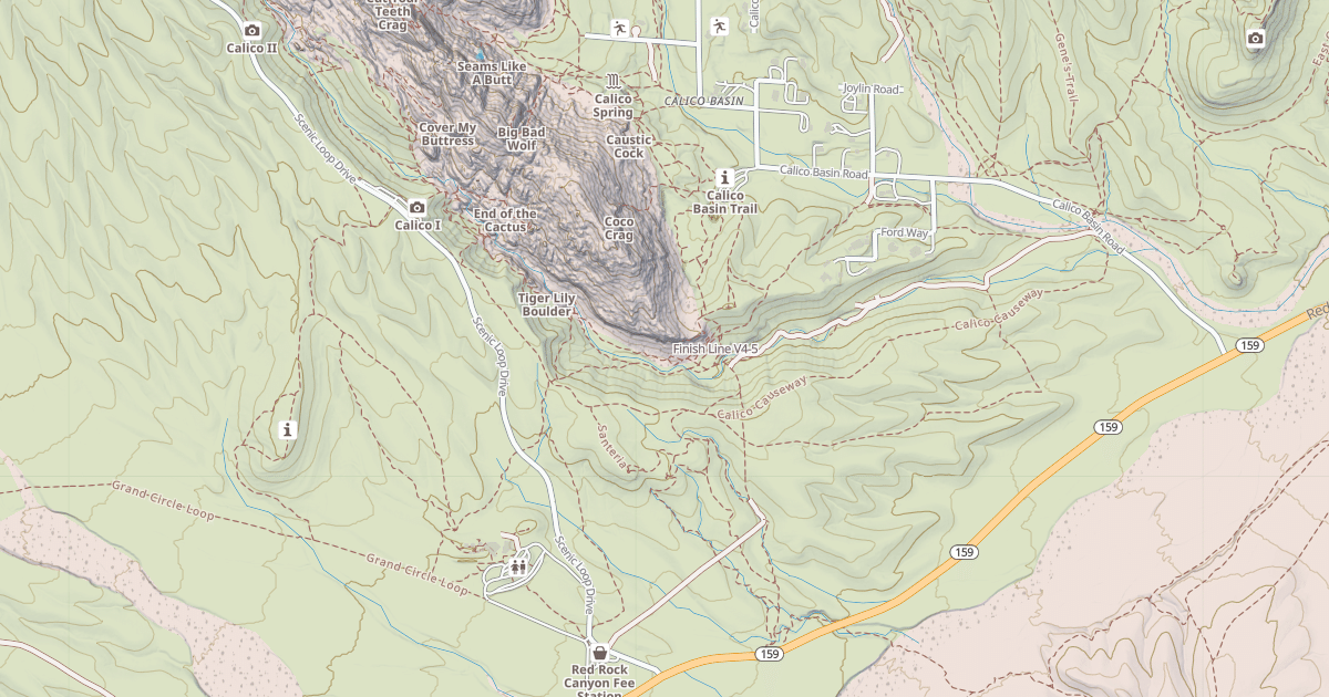 Map preview of Finish Line