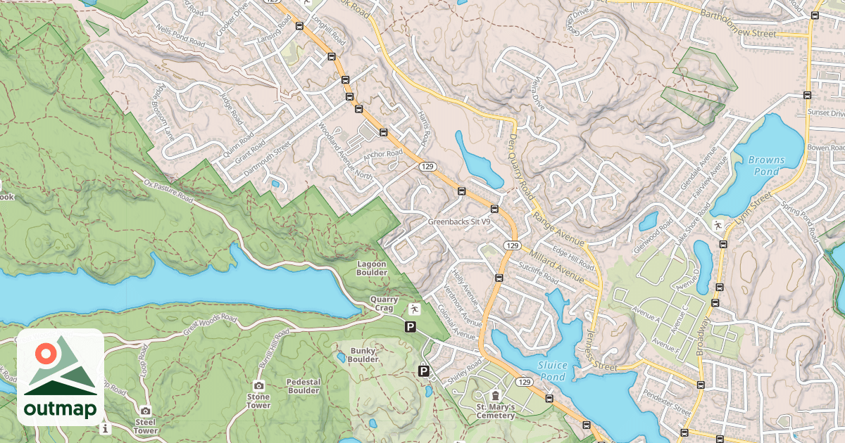 Map of Greenbacks Sit