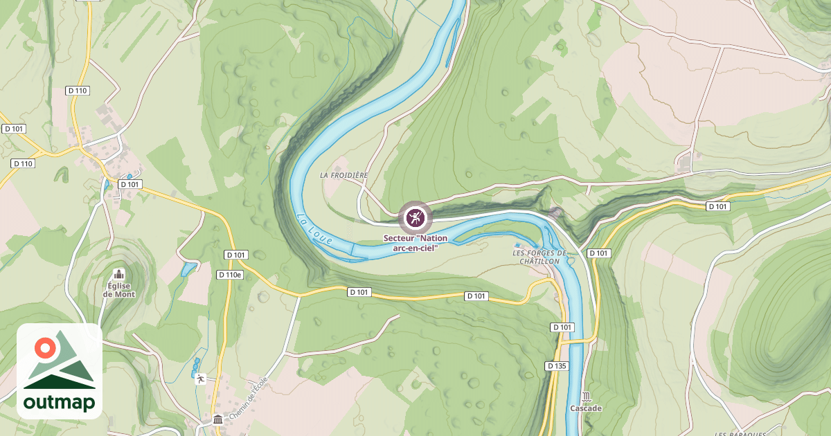 Map of Secteur "Nation arc-en-ciel"