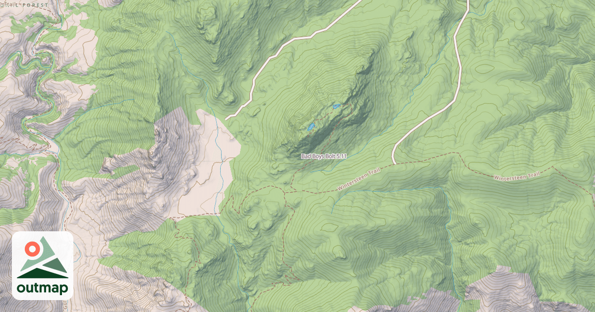 Map of Bad Boys Bolt