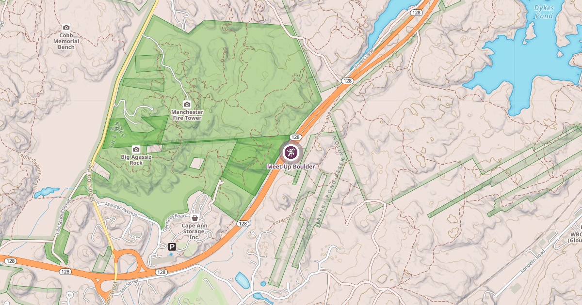 Map preview of Meet-Up Boulder