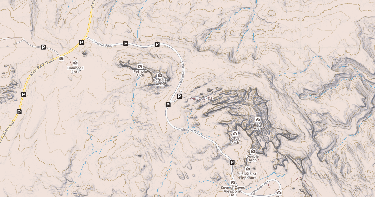 Map preview of West Crack