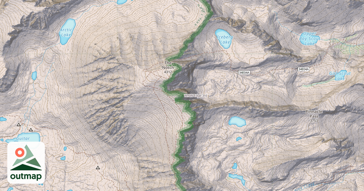 Map of WNW Edge
