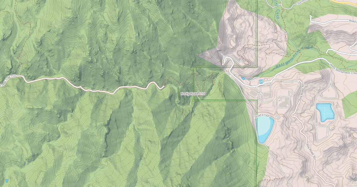 Map preview of Rocky Road