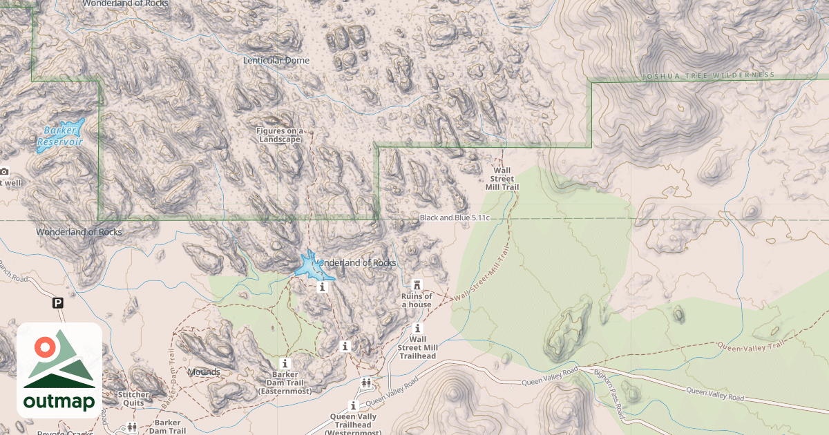 Map of Black and Blue