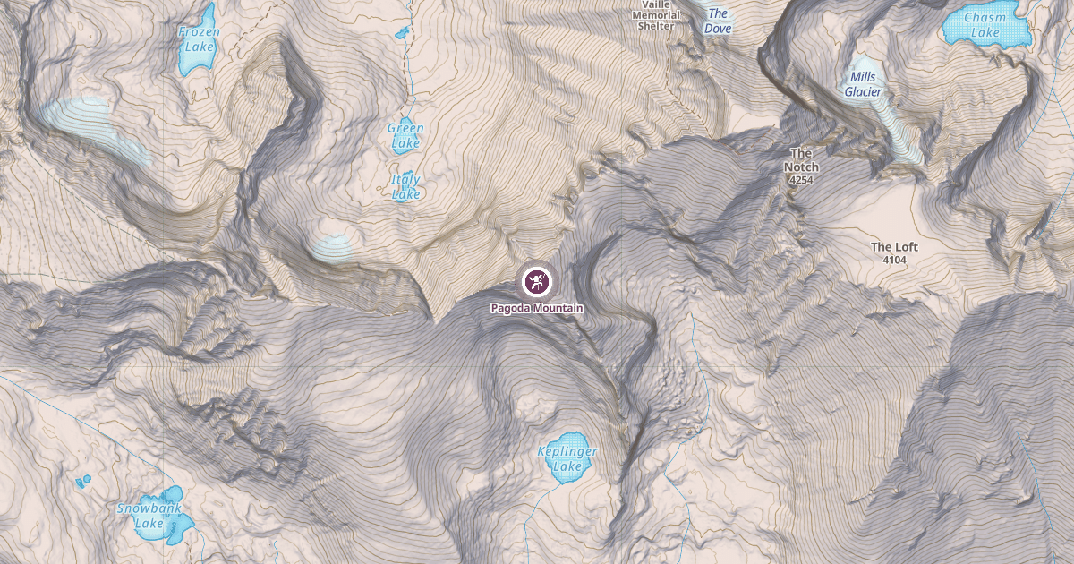 Map preview of Pagoda Mountain
