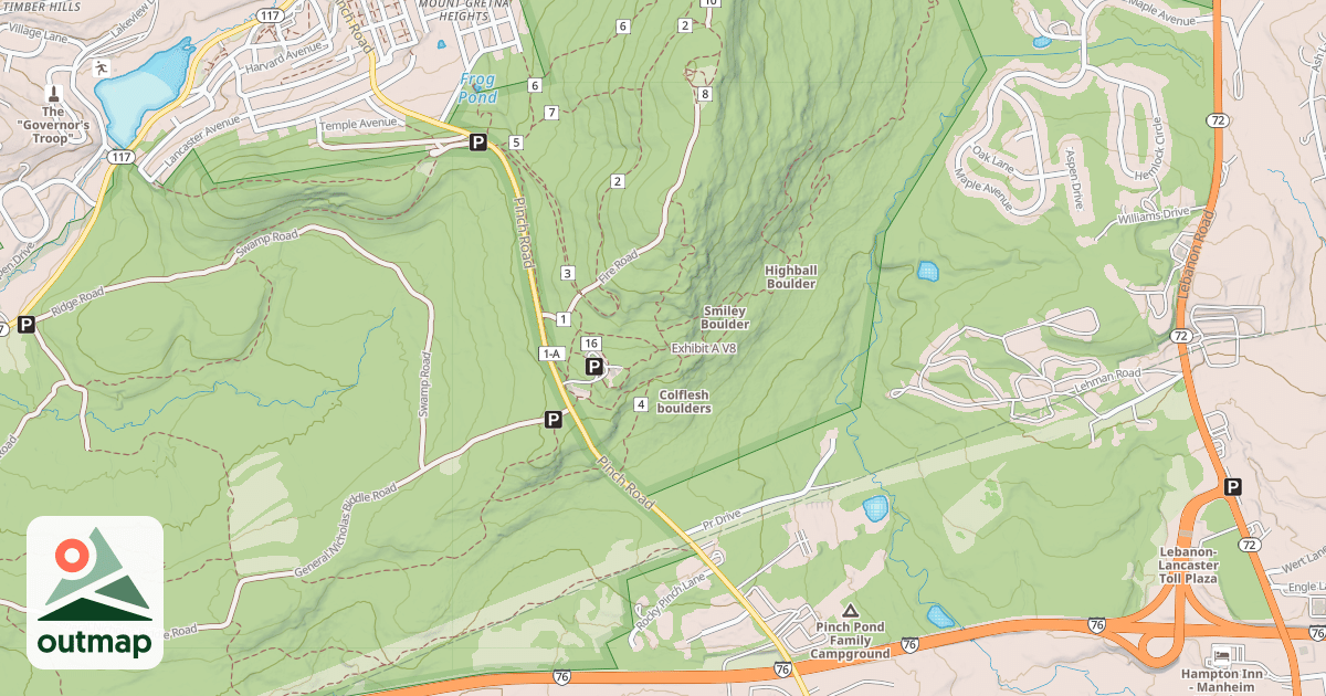 Map of Exhibit A