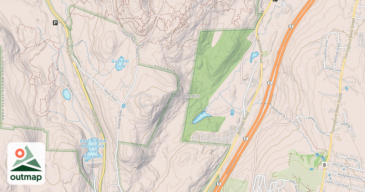 Map of B. B. B