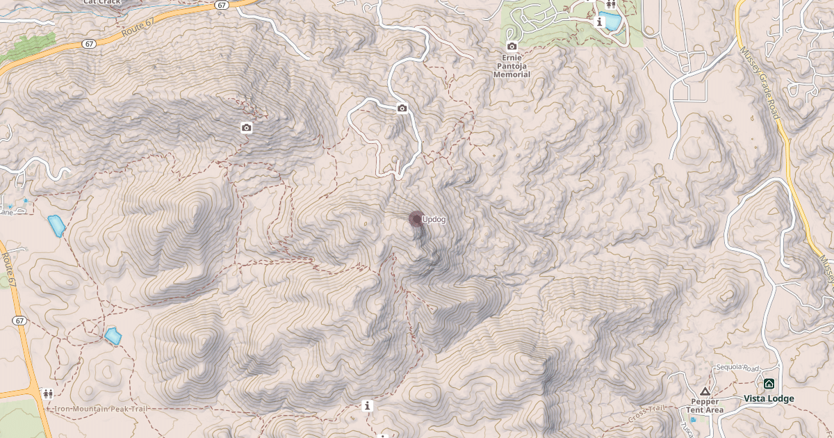 Map preview of Updog