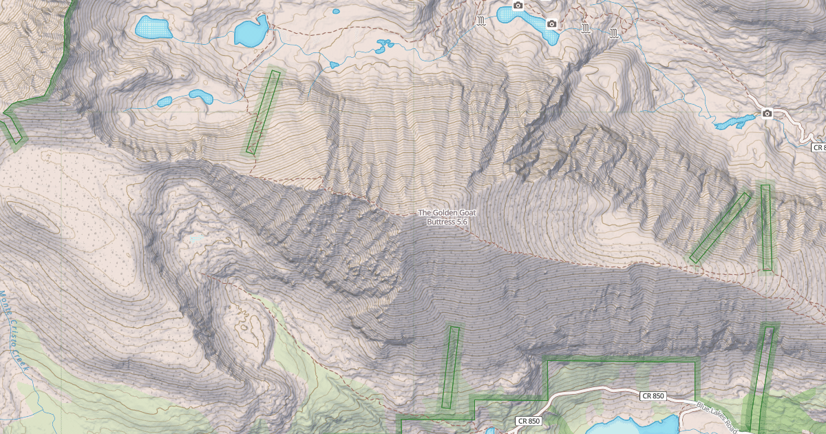 Map preview of The Golden Goat Buttress