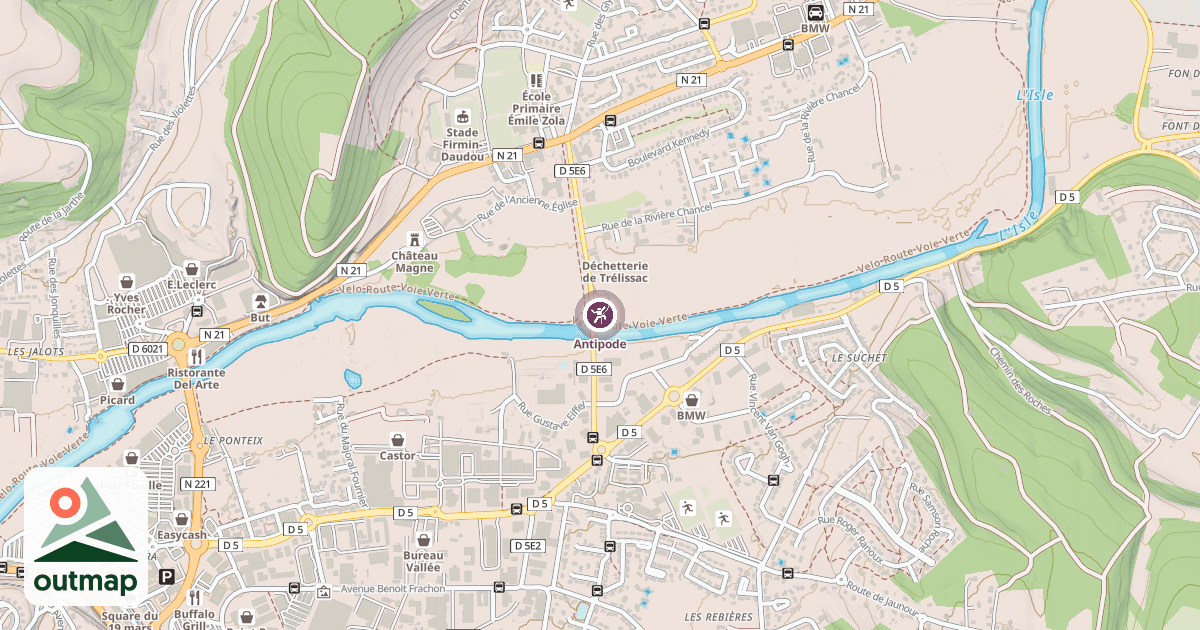 Map of Antipode