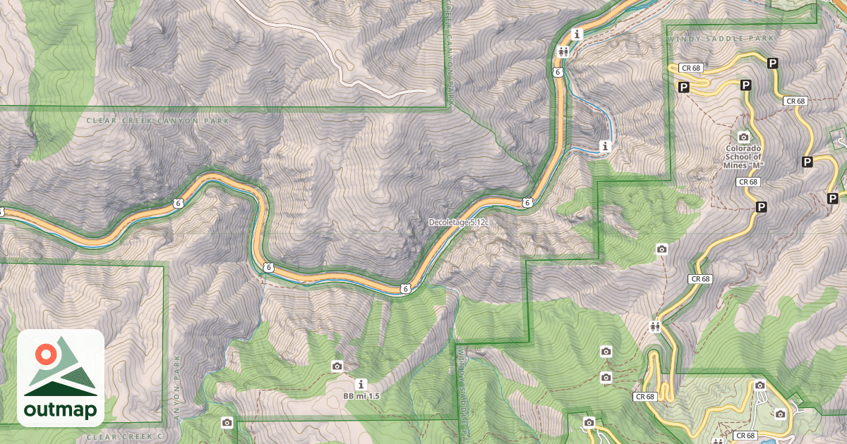 Map of Decoletage